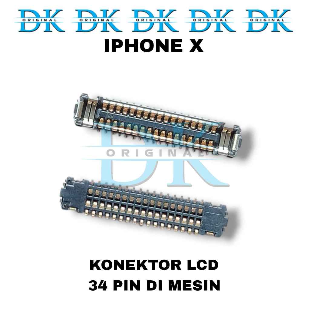 Konektor Lcd IP X Soket Connector Lcd 34 Pin Di Mesin