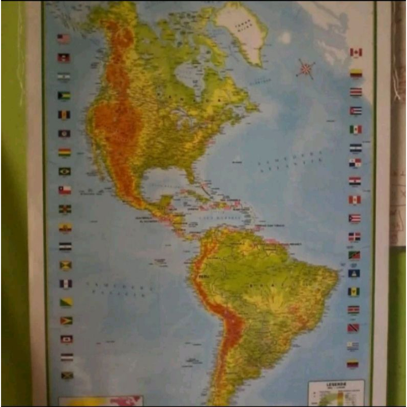 

Peta Bingkai Benua Amerika Ukuran Sedang (125 x 85cm)