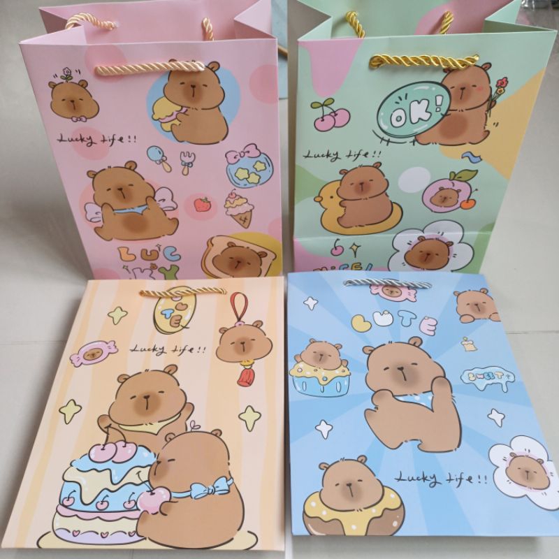 

Paperbag tas kado CAPYBARA 4227