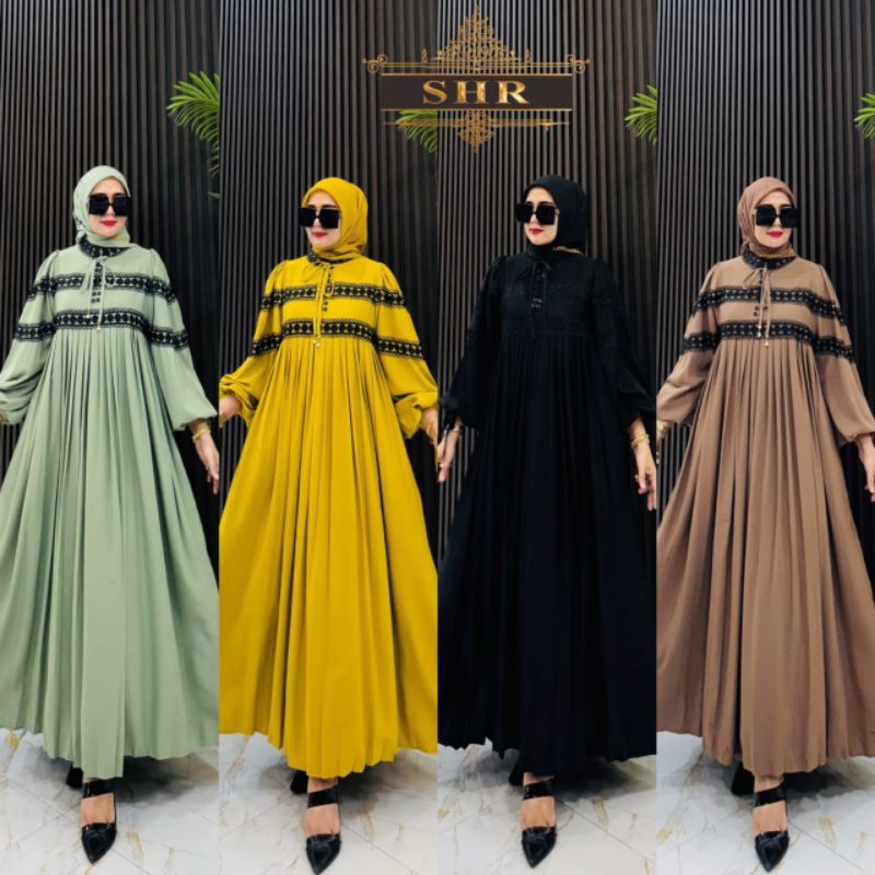 SHR ORI READY GAMIS MIDI HARUM MANIS MIX RENDA MIDI DRESS WOLFIS IMPORT BY SHR ORI