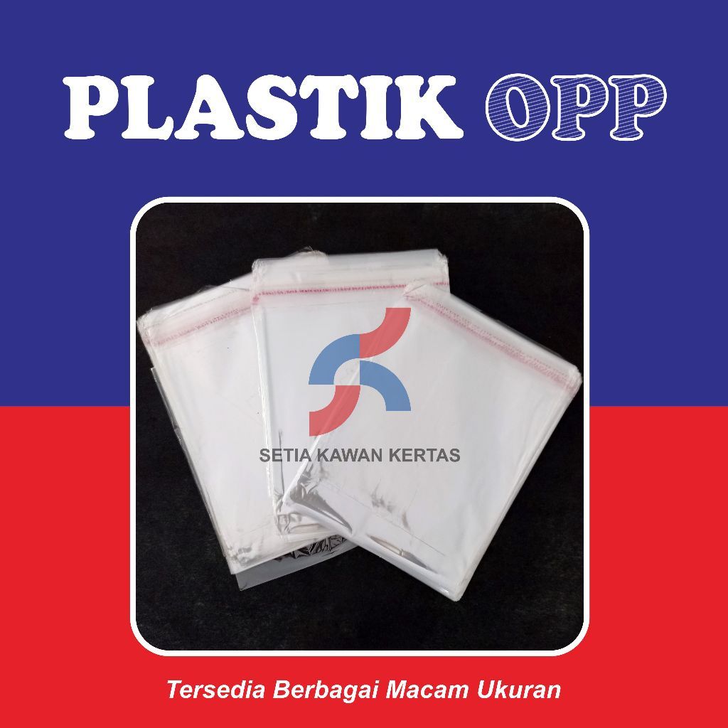 PLASTIK OPP - OPP LEM - OPP SEAL - PLASTIK OPP LEM - PLASTIK OPP SEAL 14 X 25