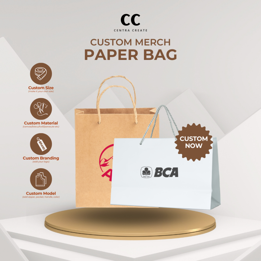 

[CUSTOM] Paperbag | PR Package, Corporate Gift, Merchandise, Seasonal Hampers