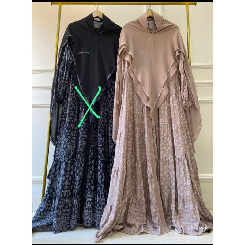 HOMEY ZULAIKHA SET DRESS ORIGINAL POPPY SYARI (READYSTOCK)