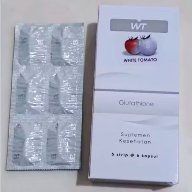 Wt white tomato ORIGINAL glutathione strip 6 tablet
