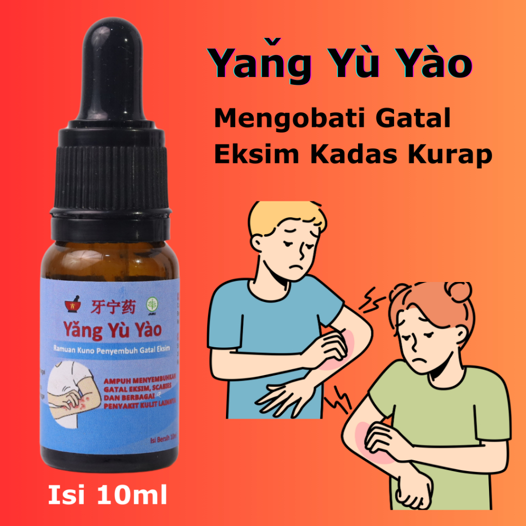Obat Eksim Paling Ampuh - YANG YU YAO - Untuk Gatel Eksim Kering Basah Skabies Kurap & Skabies