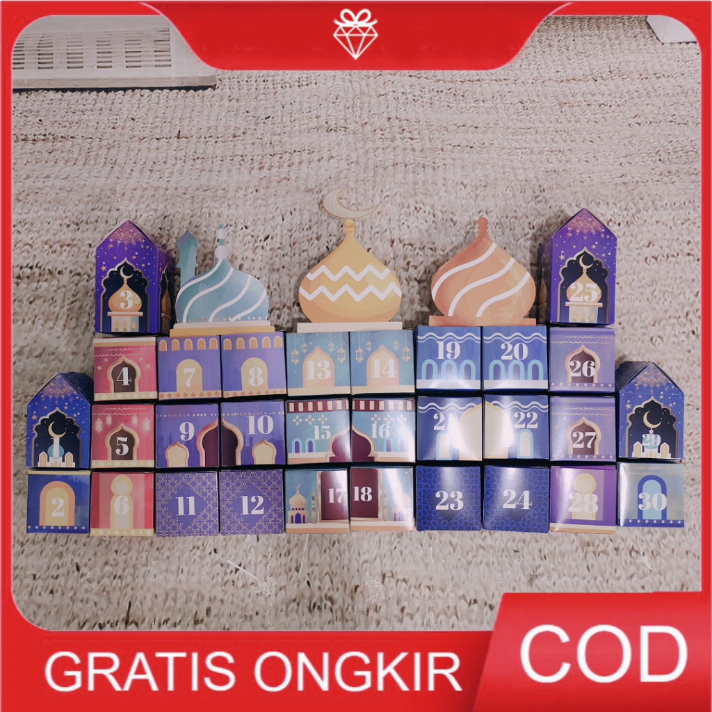 

Giftbox Ramadhan 30 sekat - Kotak Idulfitri - Kotak Hampers - Box Viral GB312