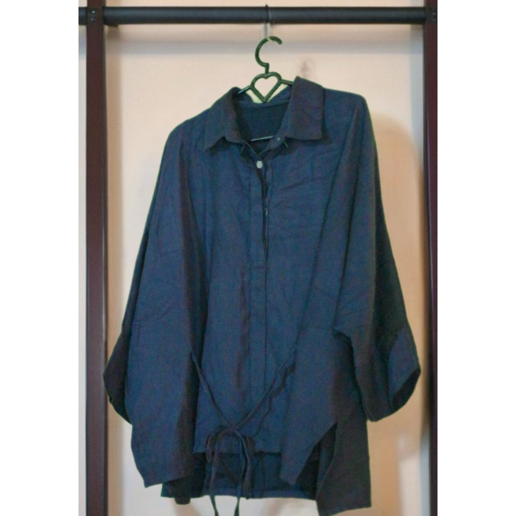 [NARA] Second/kemeja atasan batwin/kemeja kelelawar ikat/kemeja kerja/semi corduroy