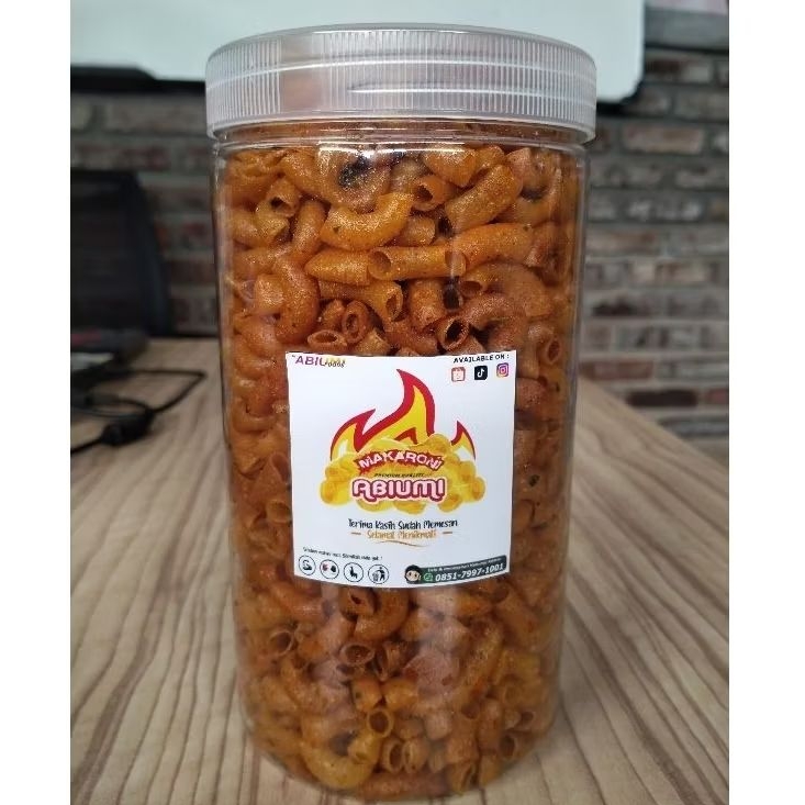 

Makaroni Abiumi 400gr Toples siap menemani waktu santai mu