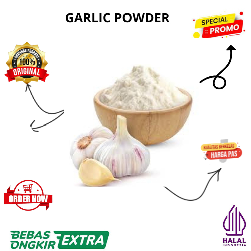 

GARLIC POWDER - BAWANG PUTIH BUBUK 100gr MURNI HALAL BERKUALITAS