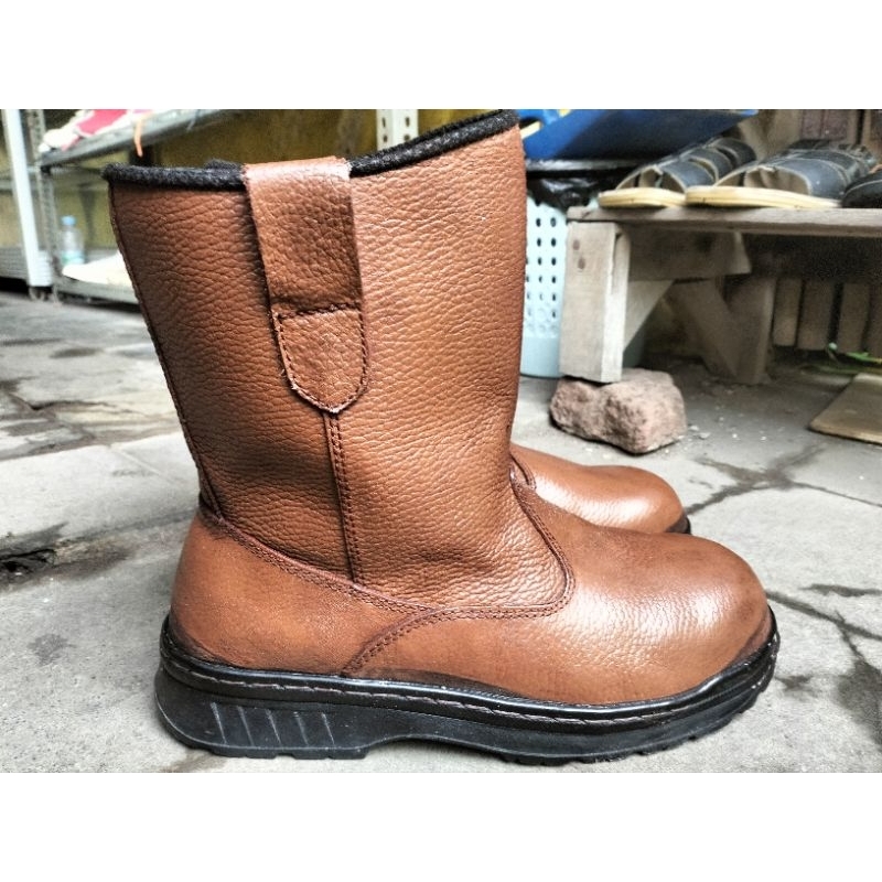 sepatu safety boots kulit Kings 40 second