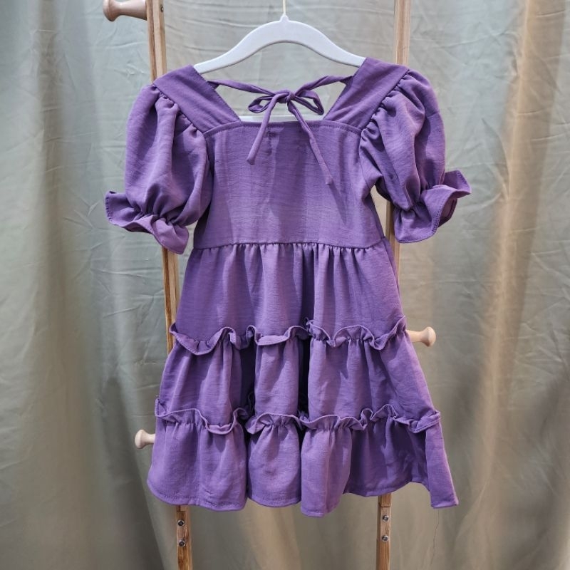 Dress Smoke crinkle Anak
