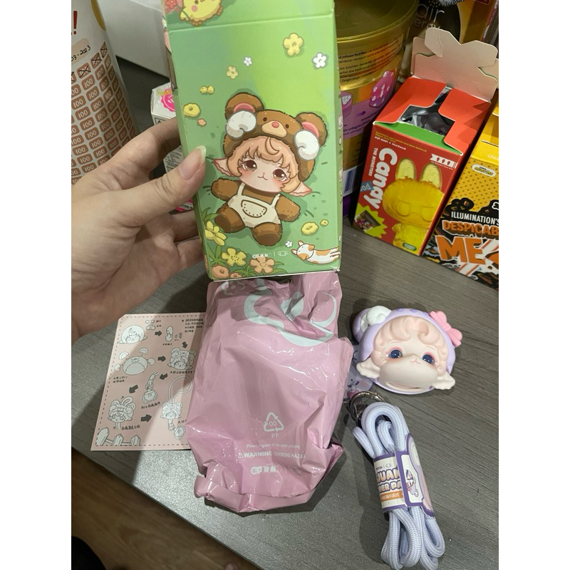 

NEW! open box lanyard warna ungu