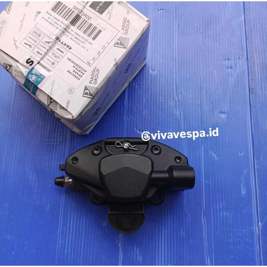 Kaliper Piaggio Hitam utk PX & Grimeca