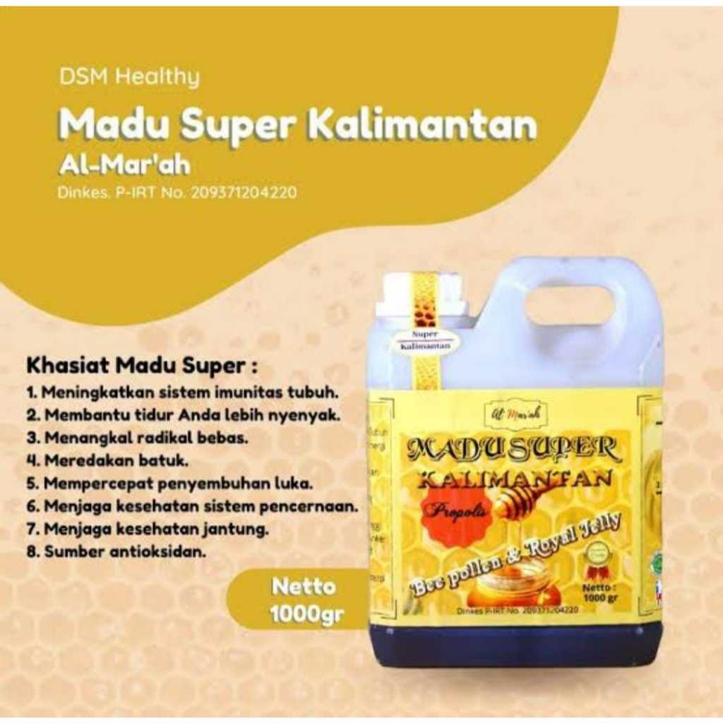 

Madu Super Kaliman Al-Mar'ah 1000gram