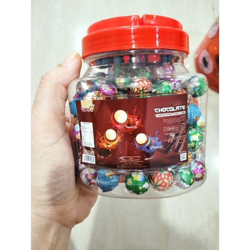 

chocolate piyo isi 120pcs chocolate fruit jam