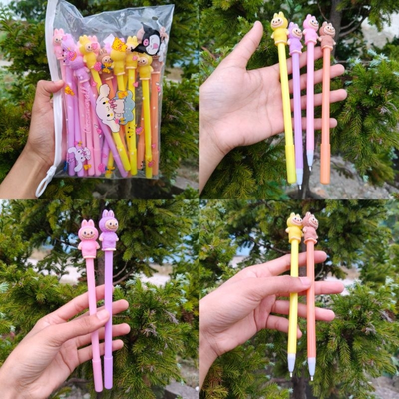 

Pulpen / pulpen gel / pulpen cair aneka motif dan warna isi 20pcs