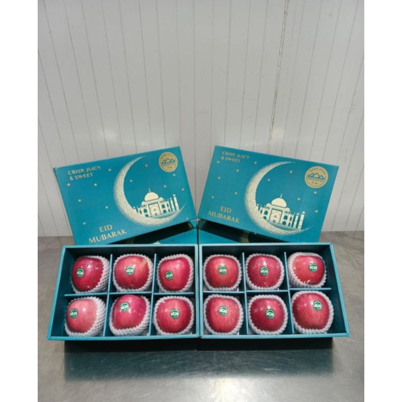 

hampers idul Fitri hadiah lebaran buah apel Fuji WANGSHAN premium
