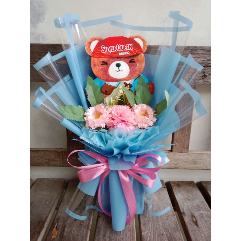 

Buket silverqueen beruang