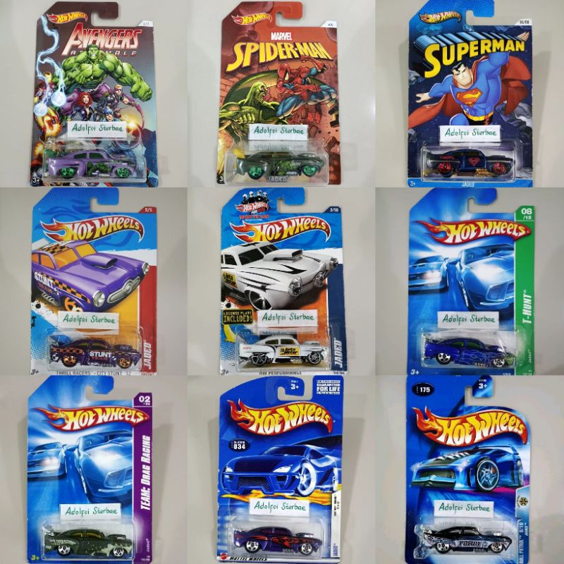 hotwheels hot wheels jaded edisi superman team drag racing 2012 first editions akta avengers hulk ma