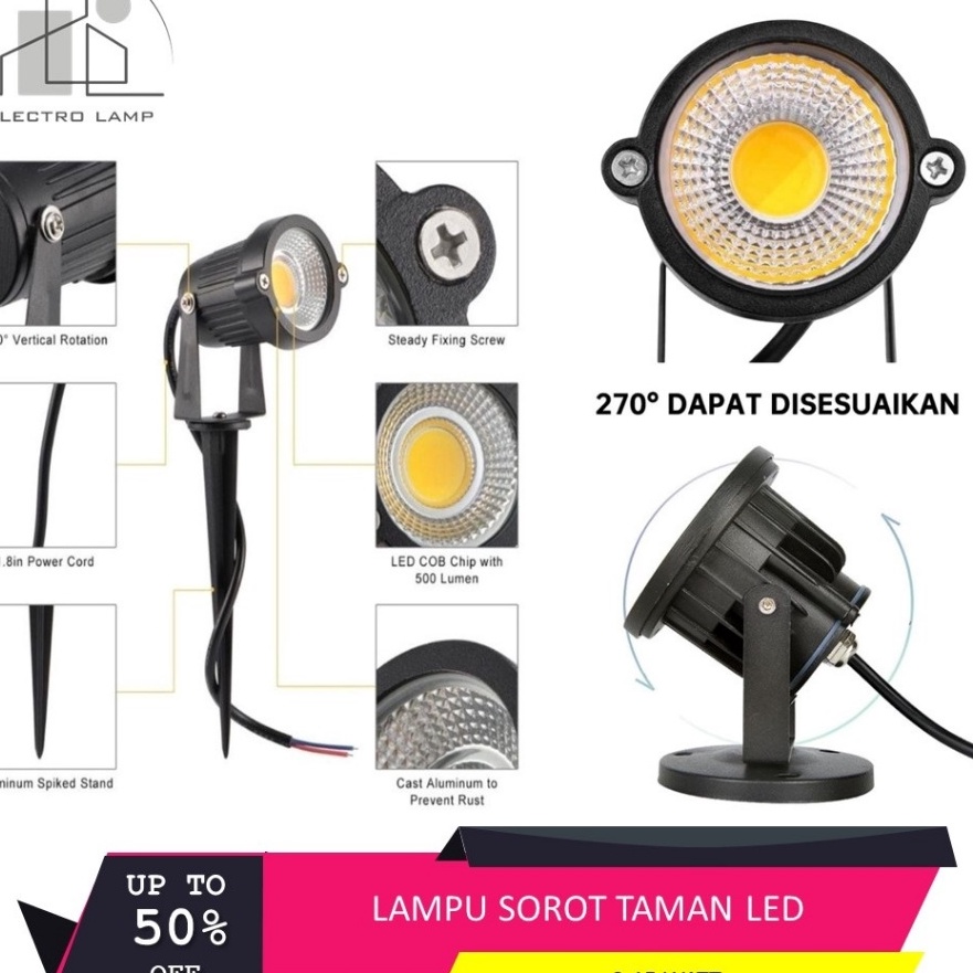 Pilihan Lampu Taman LED 3WATT 5WATT 9 WATT  15WATT LED sorot taman lampu sorot taman