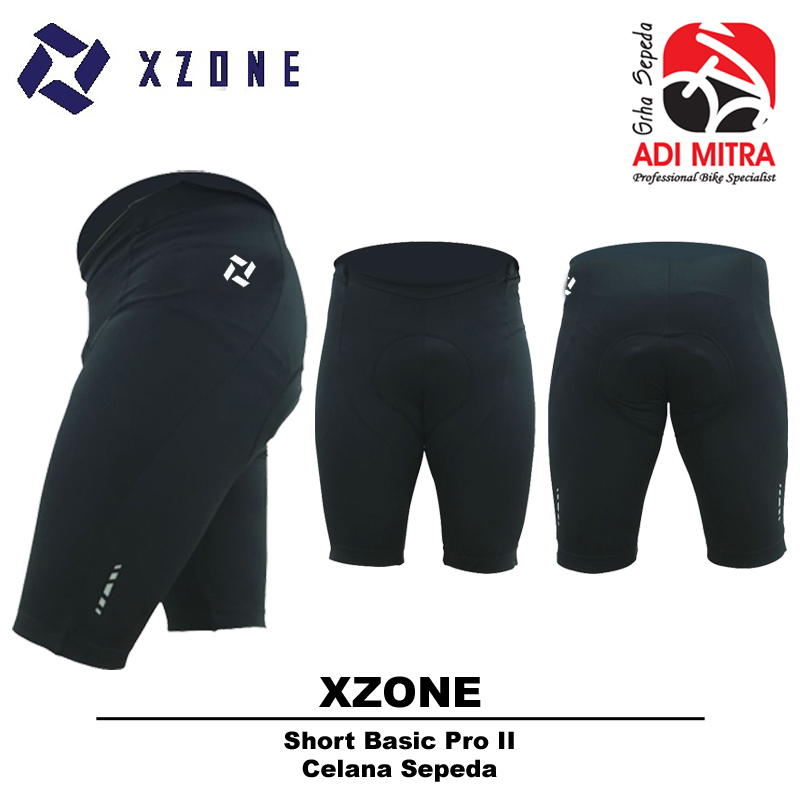 Xzone Short Basic Pro II Celana Sepeda Padding