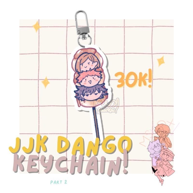 YUBIKIRI'S KEYCHAIN || JUJUTSU KAISEN (dango) fanmerch