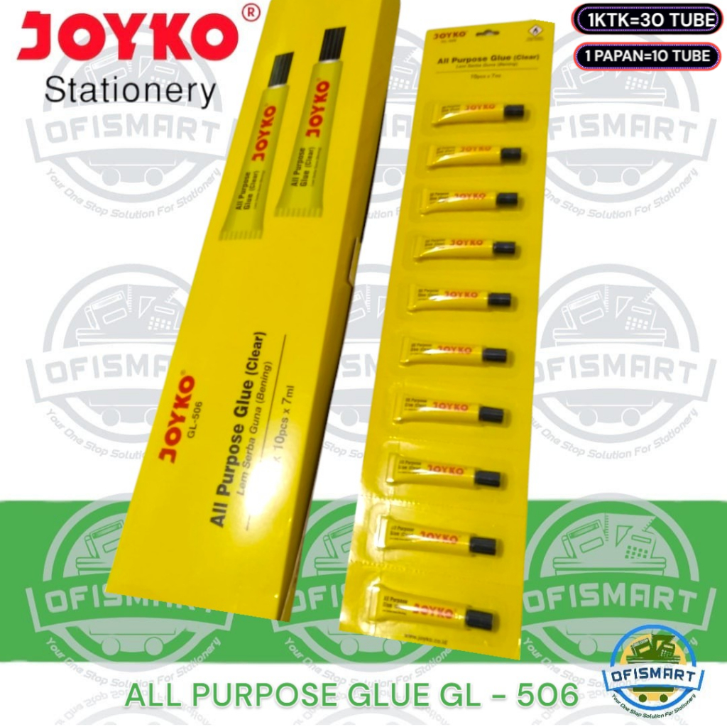

Joyko Lem Bening Glue 7 ml GL-506 | @ 1 Papan=10 Tube