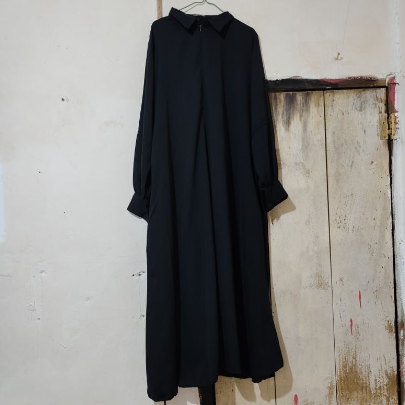 gamis preloved/gamis/gamis hitam/preloved gamis/preloved like new/preloved