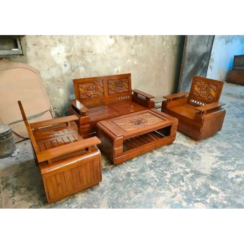 Kursi Tamu Balok 211 Jati Jepara/Kursi tamu Minimalis 211 jepara