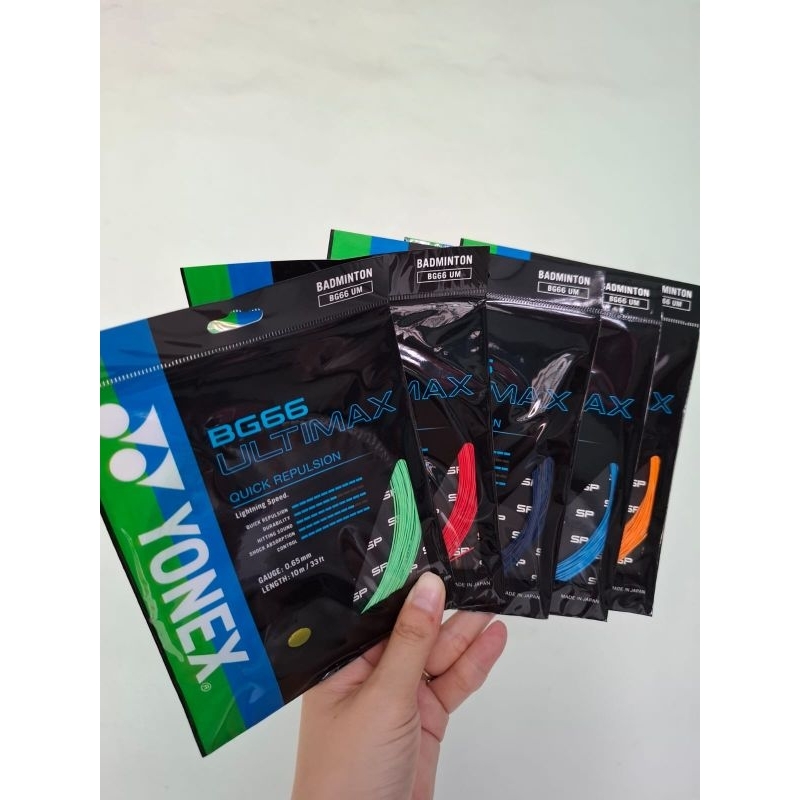 Senar Raket Badminton Yonex BG 66 Ultimax / BG 66 Ultimax 100% Original