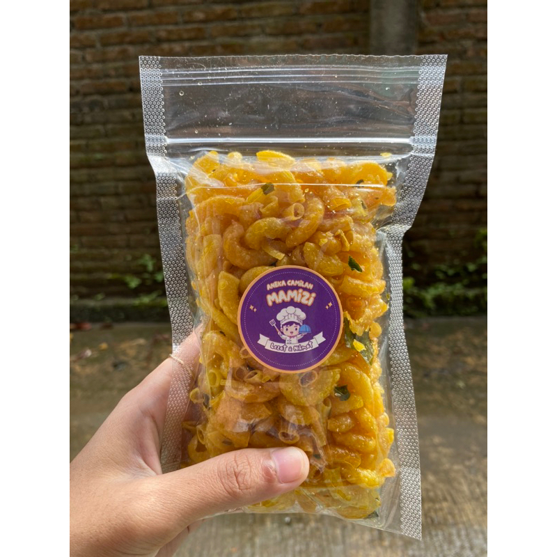 

Mamizi (100gr) Makroni Bantat Kriuk Original Pedas Daun Jeruk
