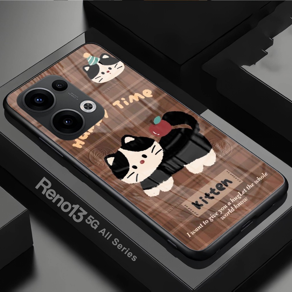 Case HP Kaca For OPPO RENO 13 SERIES - Casing HP [ RK181 ] rumahkesing