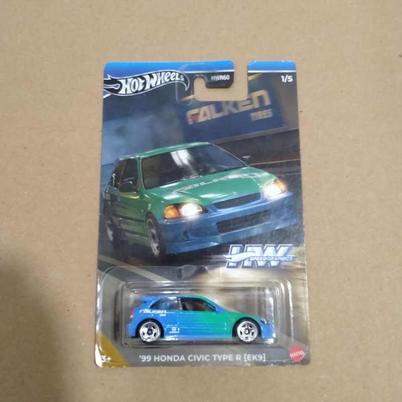 hotwheels Honda Civic ek9 falken