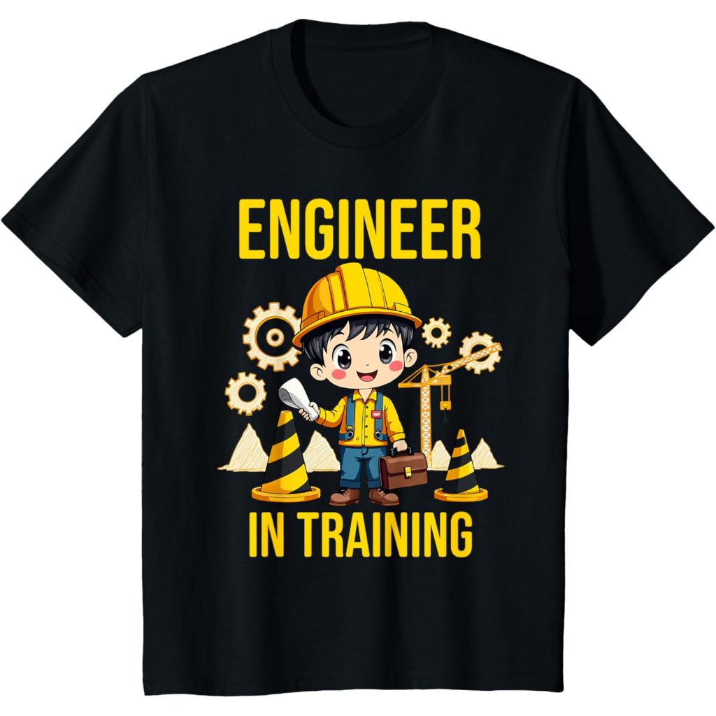 Baju Kaos Anak Engineer In Training Future Engineer Holding Engineering T-Shirt