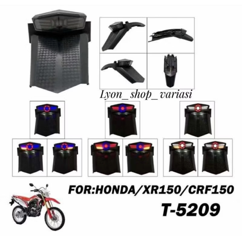 Spakbor Belakang CRF 150L Spakbor Belakang CRF Spakbor Belakang CRF 150 L Variasi Spakbor 3In1