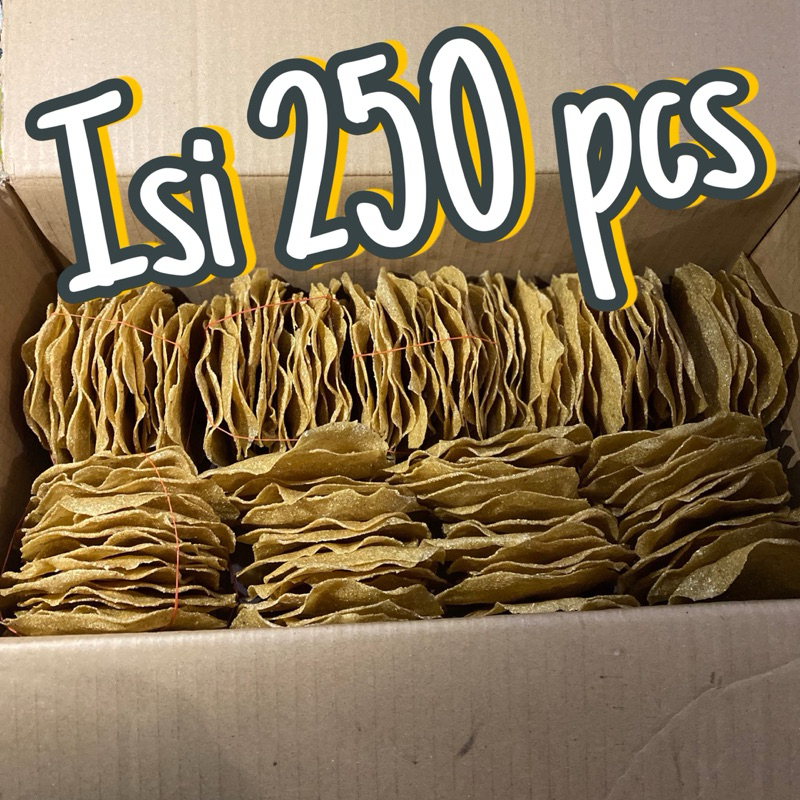 

Opak singkong gaplek mentah original isi 250 pcs