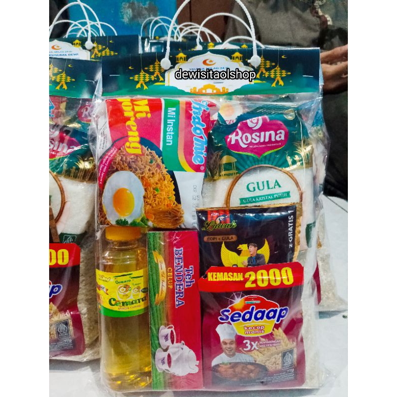 

paket sembako komplit paket mewah