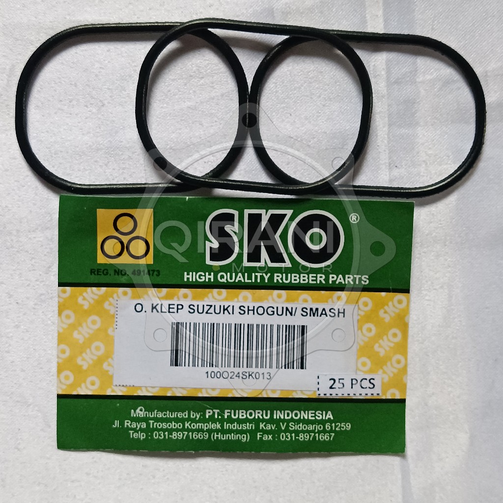 ORING TUTUP KLEP SHOGUN / SMASH / SHOGUN 125 SIL SEAL SKO FUBORU