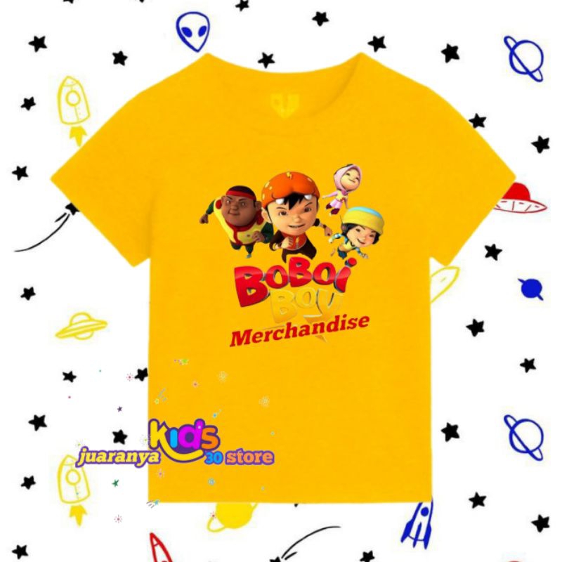 Kaos Anak laki laki perempuan Baju Boboiboy Merchandise unisex BOBOIBOY MERCHANDISE