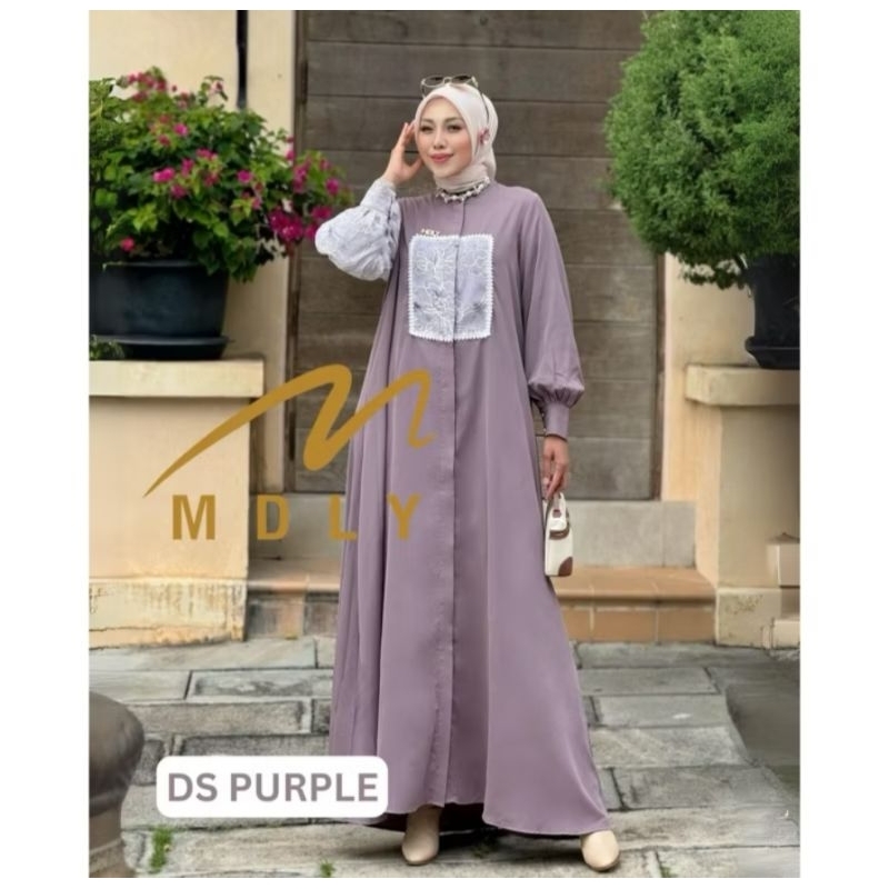 haura dress by mdly ori /gamis mdly terbaru