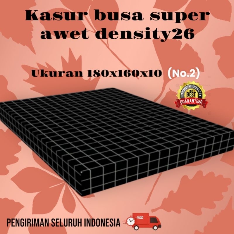 PROMO kasur busa ukuran (NO.2)160X180X10 super awet density26