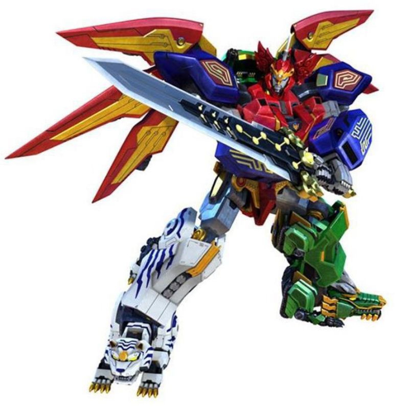 ROBOT SENTAI 5IN1 Return Of Dragon Celestial Warriors Original Megazord Dinozord Miniforce