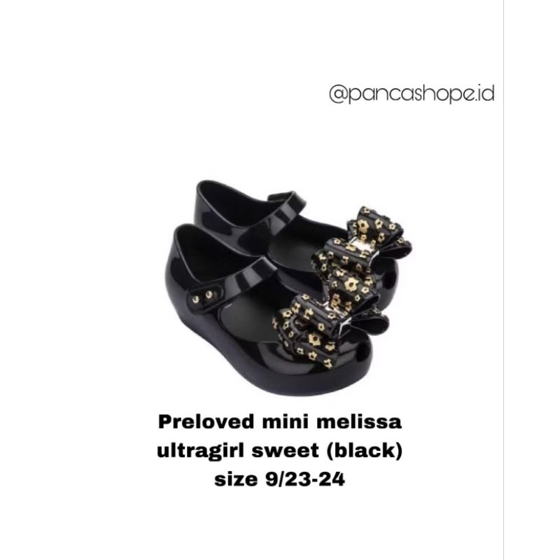 PRELOVED MINI MELISSA ULTRAGIRL SWEET (BLACK)