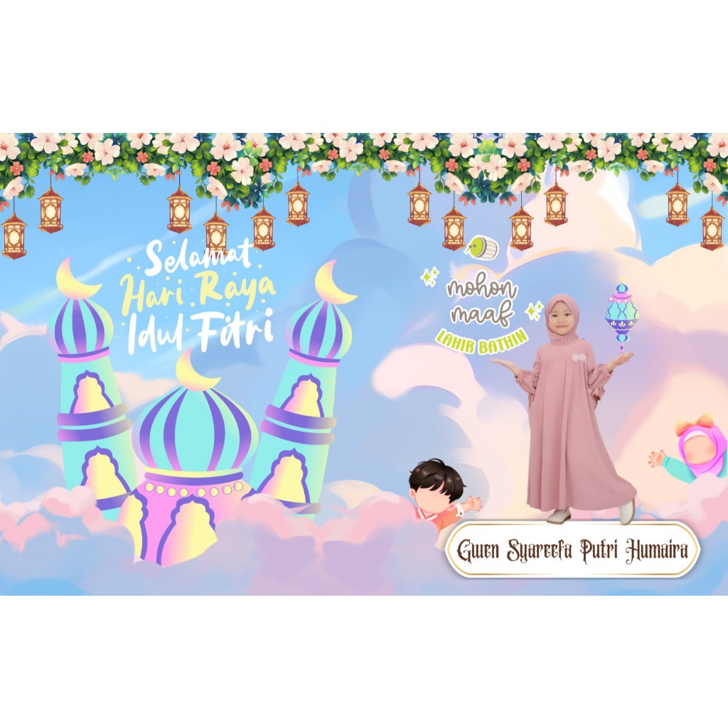 

Amplop Lebaran Custom FOTO 50pcs, AMPLOP TEBAL 80gsm - 11x7cm