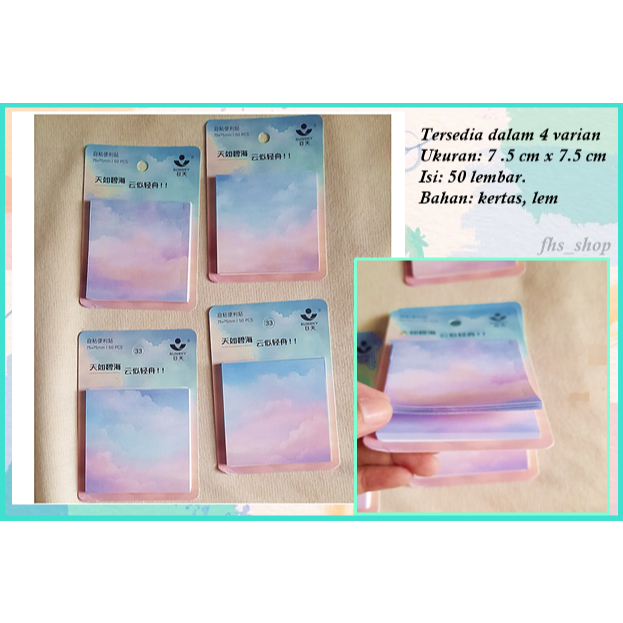 

Sticky Notes Lucu Sticky Note Kertas Memo Buku Tulis Sticky Notes Aesthetic Sticky Notes Langit