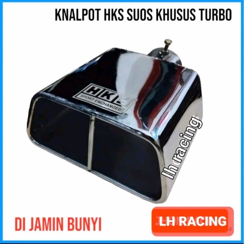 Knalpot mobil hks suos trapesium sistem baut khusus turbo