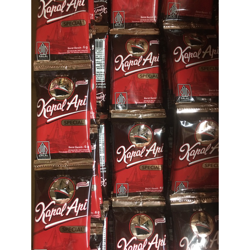 

Kopi Kapal Api Spesial sachet 9g isi 10 pcs