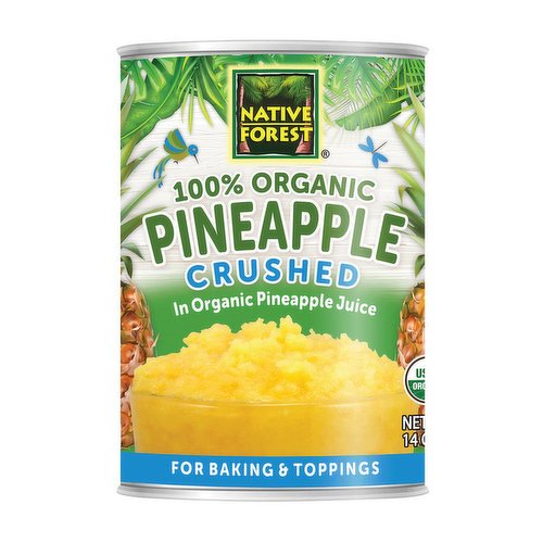 

Native Forest Organic Pineapple Crushed 400 Gr - buah nanas potong kaleng