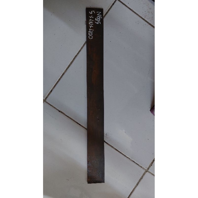 PLAT BAJA BOHLER N695 Anti karat Tebal Baja 5 mm Bahan untuk golok pisau dll