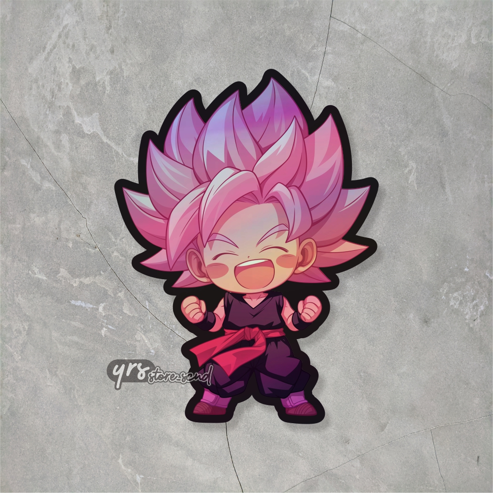 

Sticker Anime Hologram dragon ball Ukuran +- 7 x 5,3 cm sticker case hp laptop dll anti air